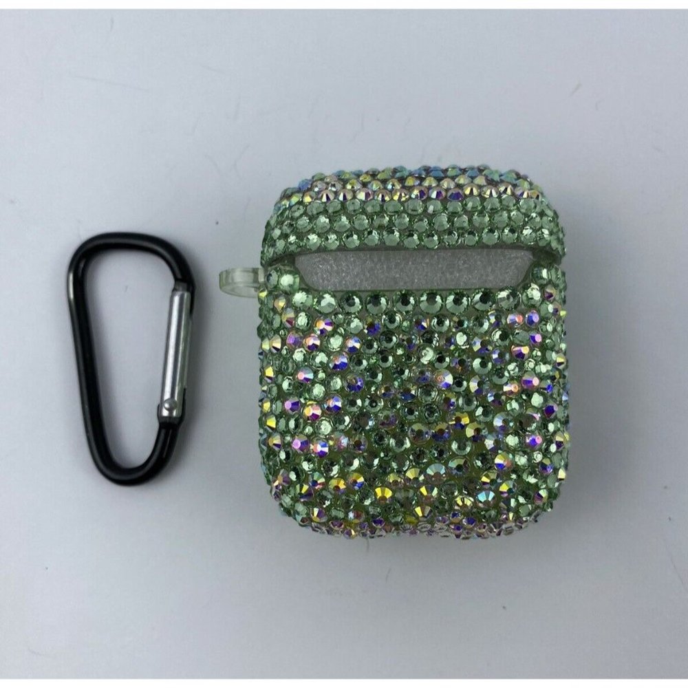 Crystal Shell Case Fits Air Pod Handmade With Rhinestones